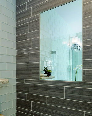 Fog-free shower mirrors for luxury homes and hotels