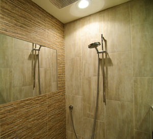 ClearMirror Floating Shower Shelf